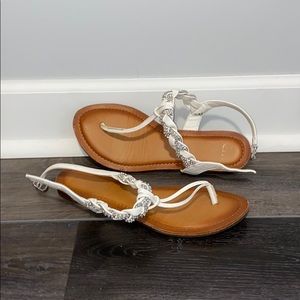 White Diamond Sandals